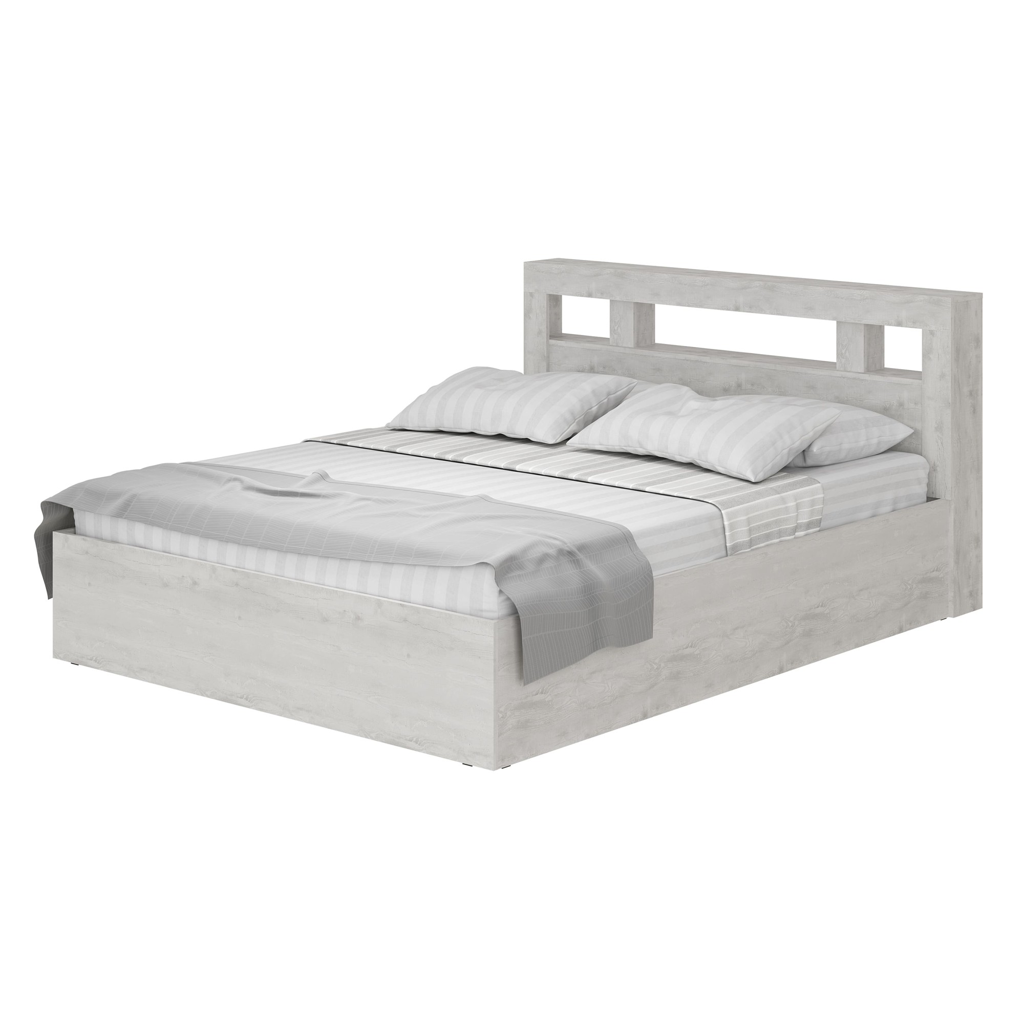 "Прима" Кровать 1,60 КР-16 Бетон