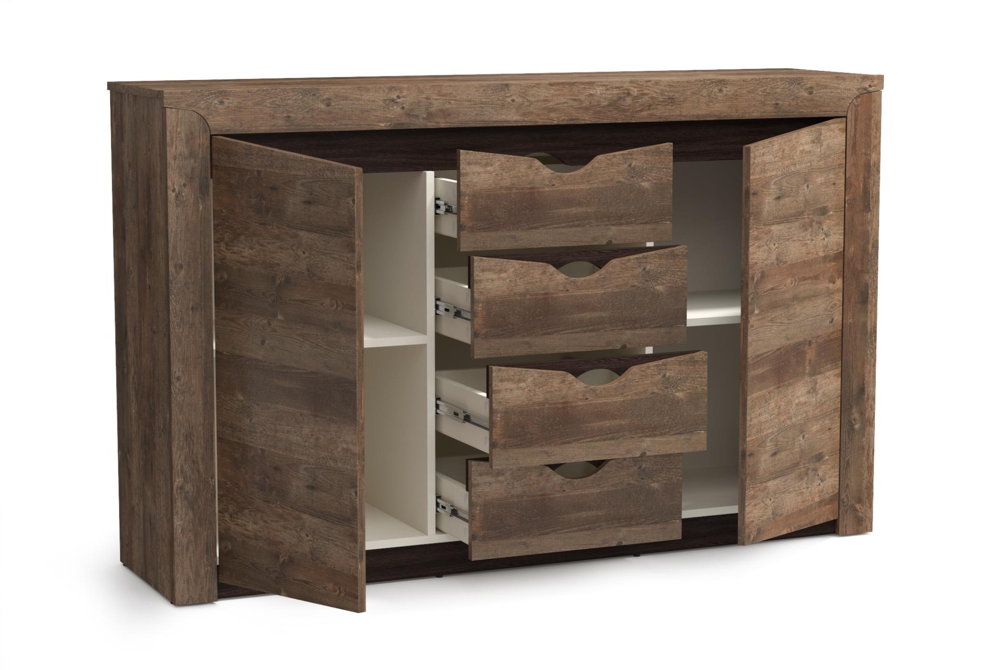 33,19 "Лючия" Тумба (кейптаун/венге/белый)