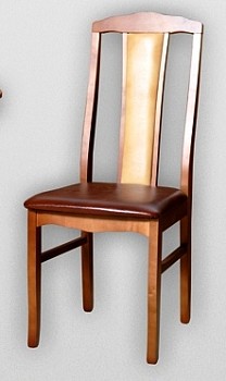 Стул Престиж (Боринское) ОРЕХ (Орех, кожзам Орегон 40+Леопард №1)