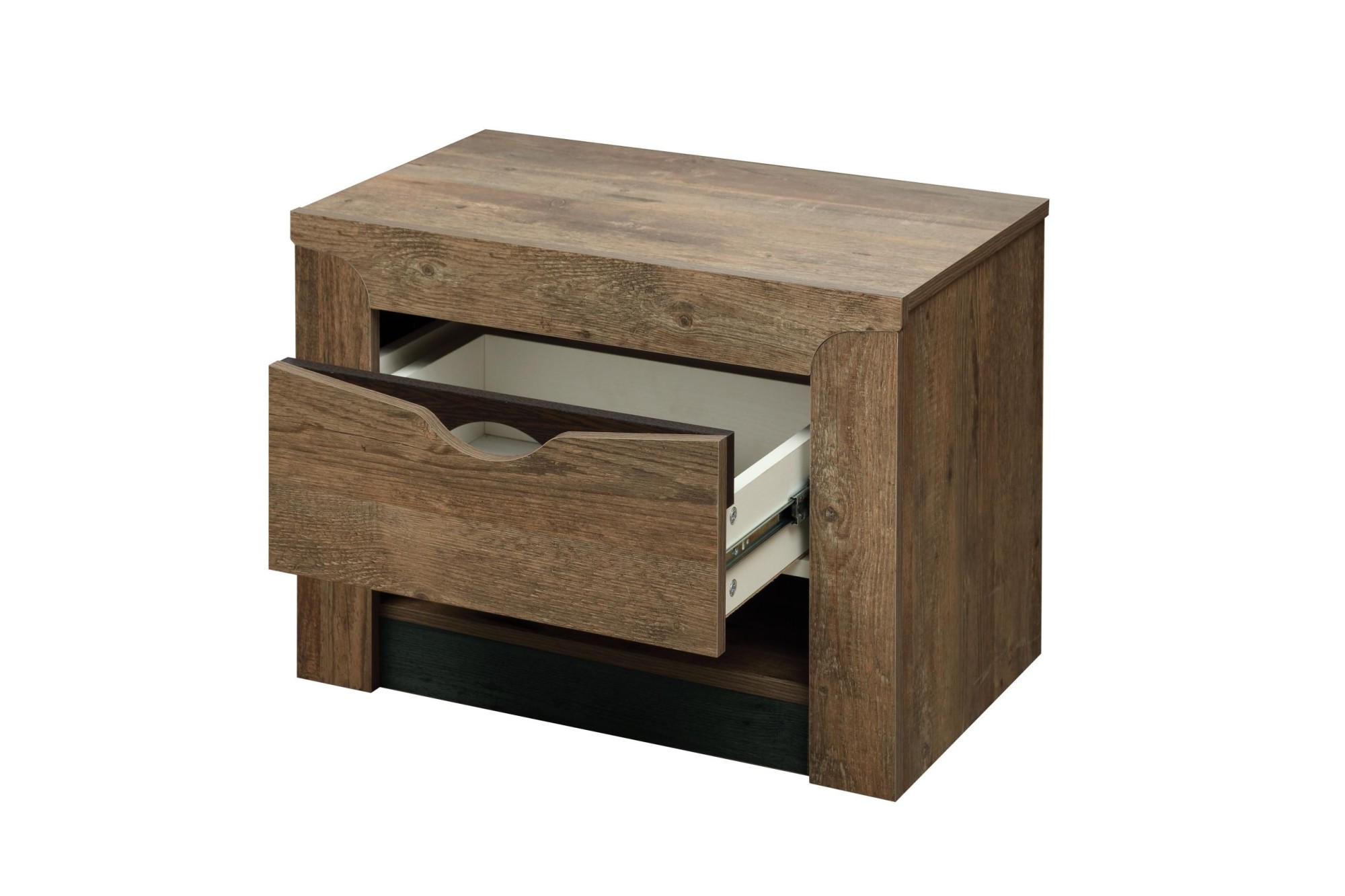 33,12 "Лючия" Тумба прикроватная (кейптаун/венге/белый)