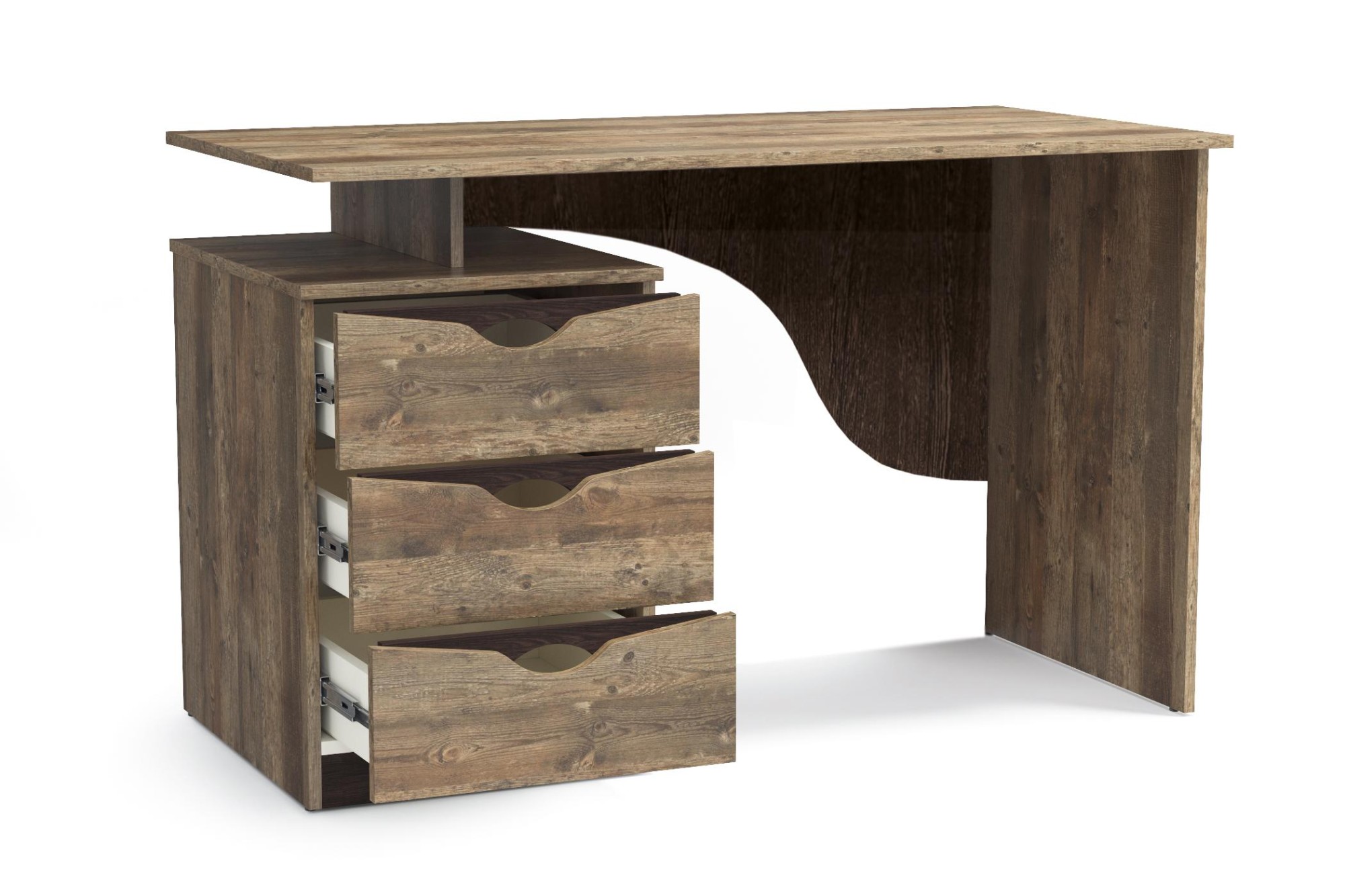 33,23 "Лючия" Стол письменный (кейптаун/венге/белый)