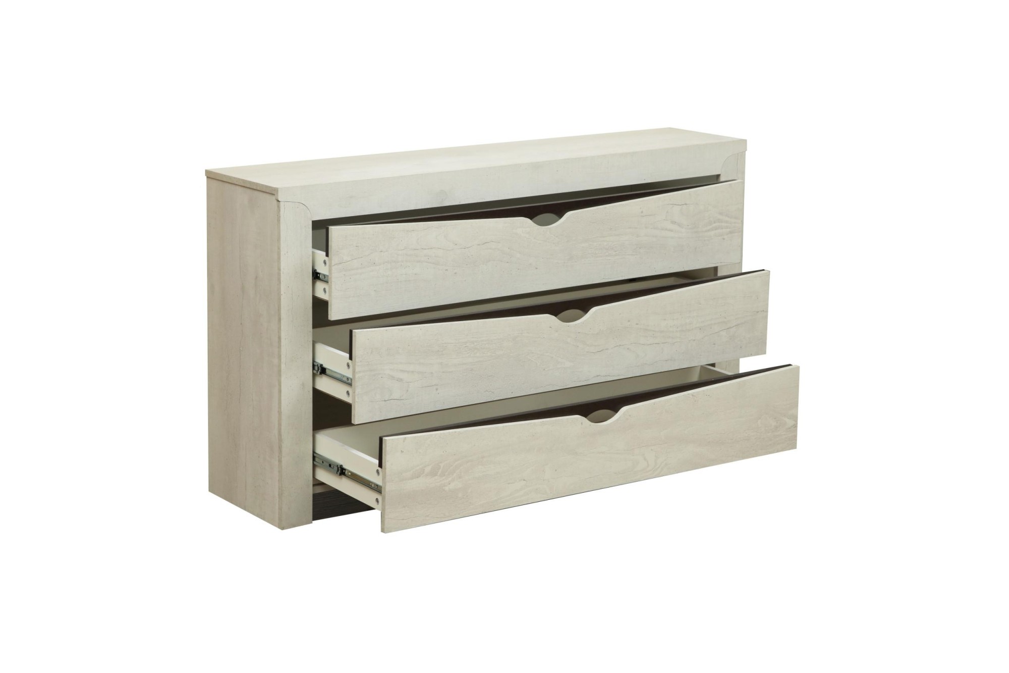 33,11 "Лючия" Комод (бетон пайн белый/венге/белый )