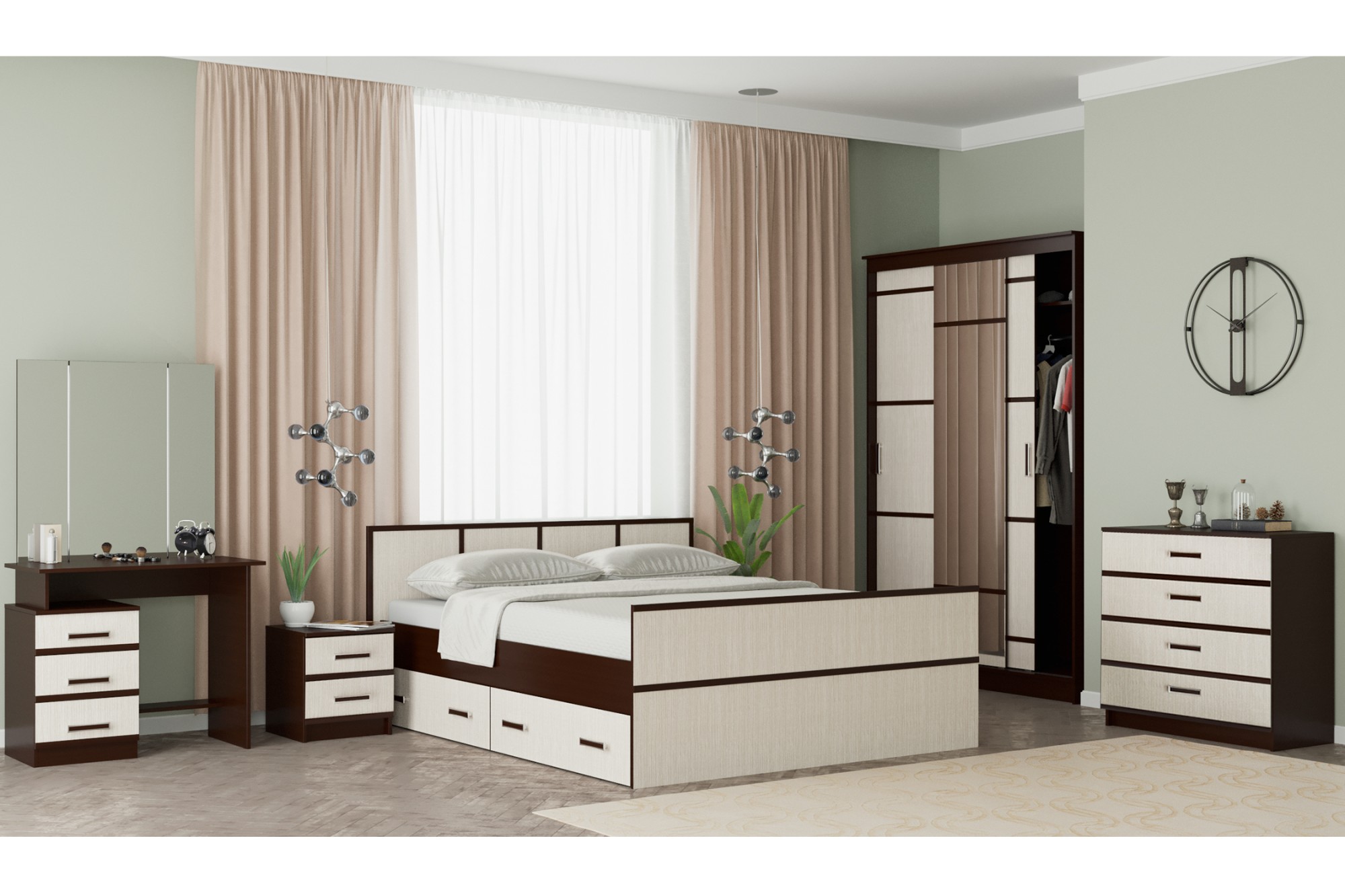 "Сакура" Косметический Стол (Венге лоредо)