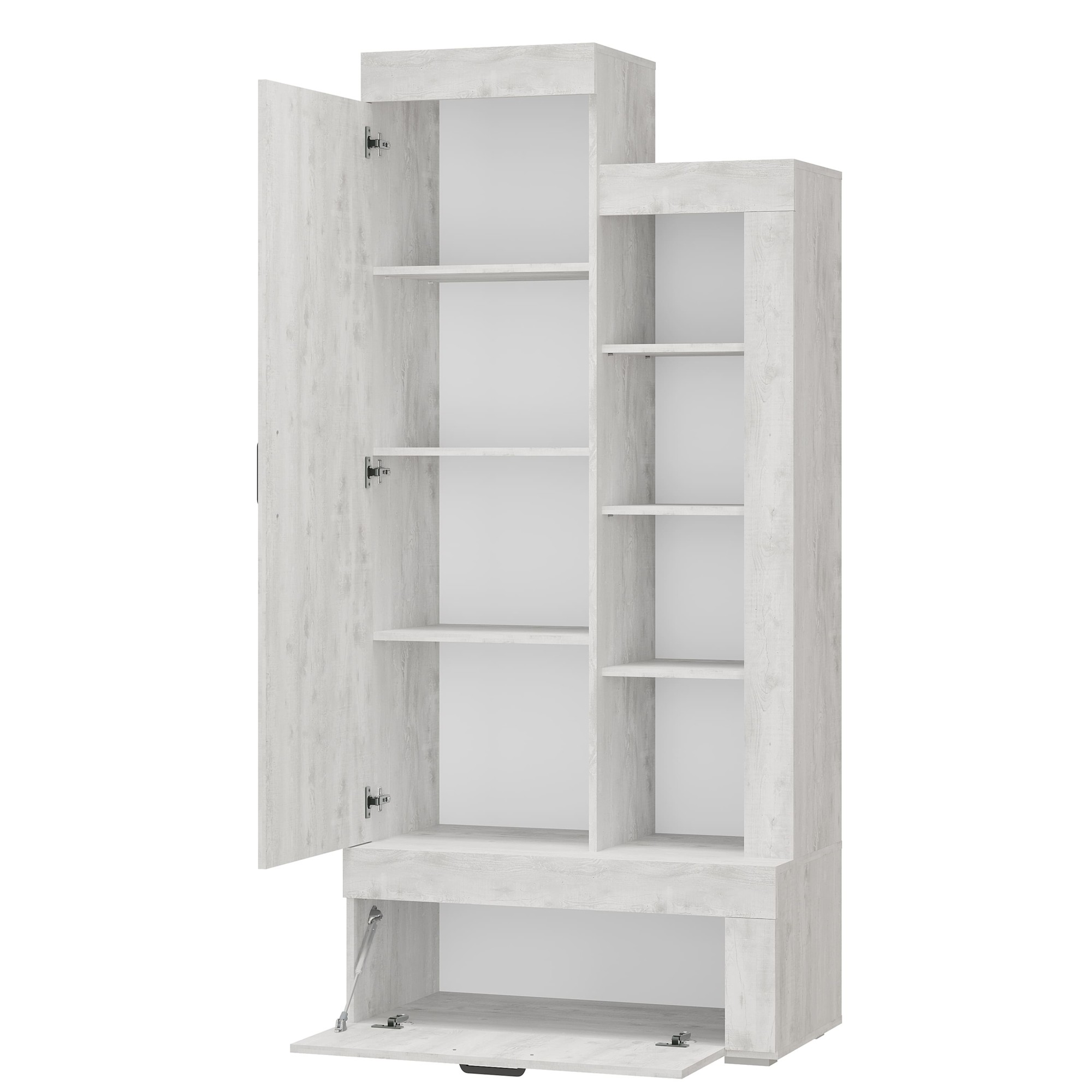 "Прима" Шкаф многофункциональный ШК-18 Бетон