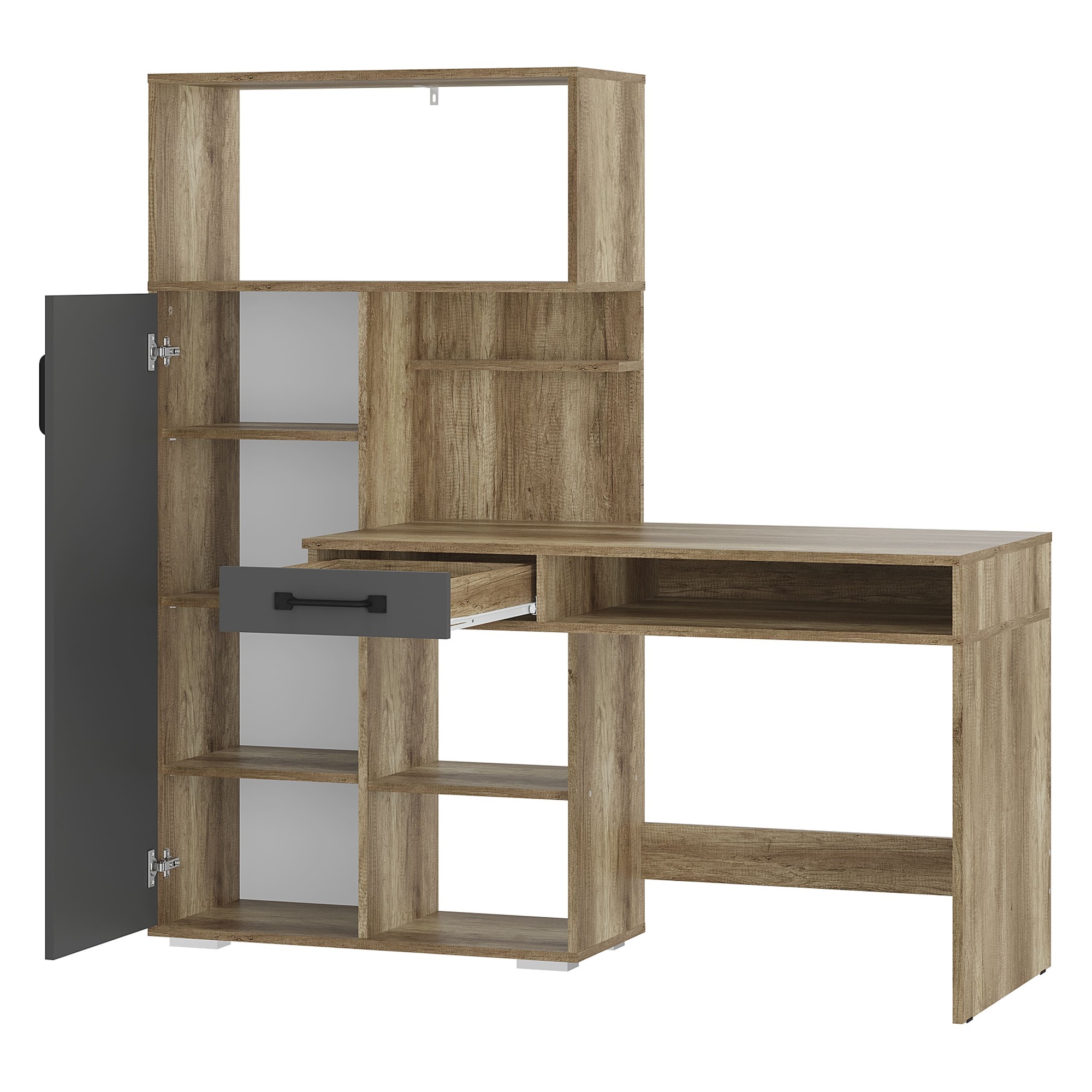 "Прима" Стол письменный ПС-02 Дуб каньон