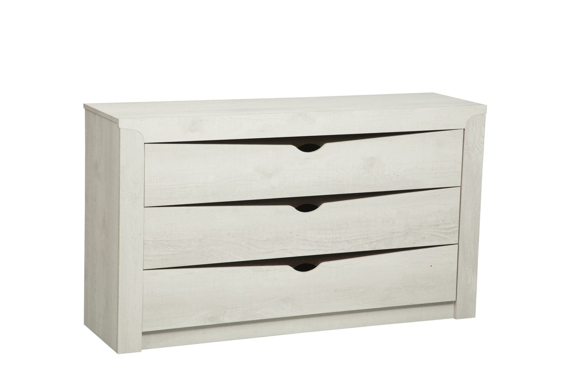 33,11 "Лючия" Комод (бетон пайн белый/венге/белый )