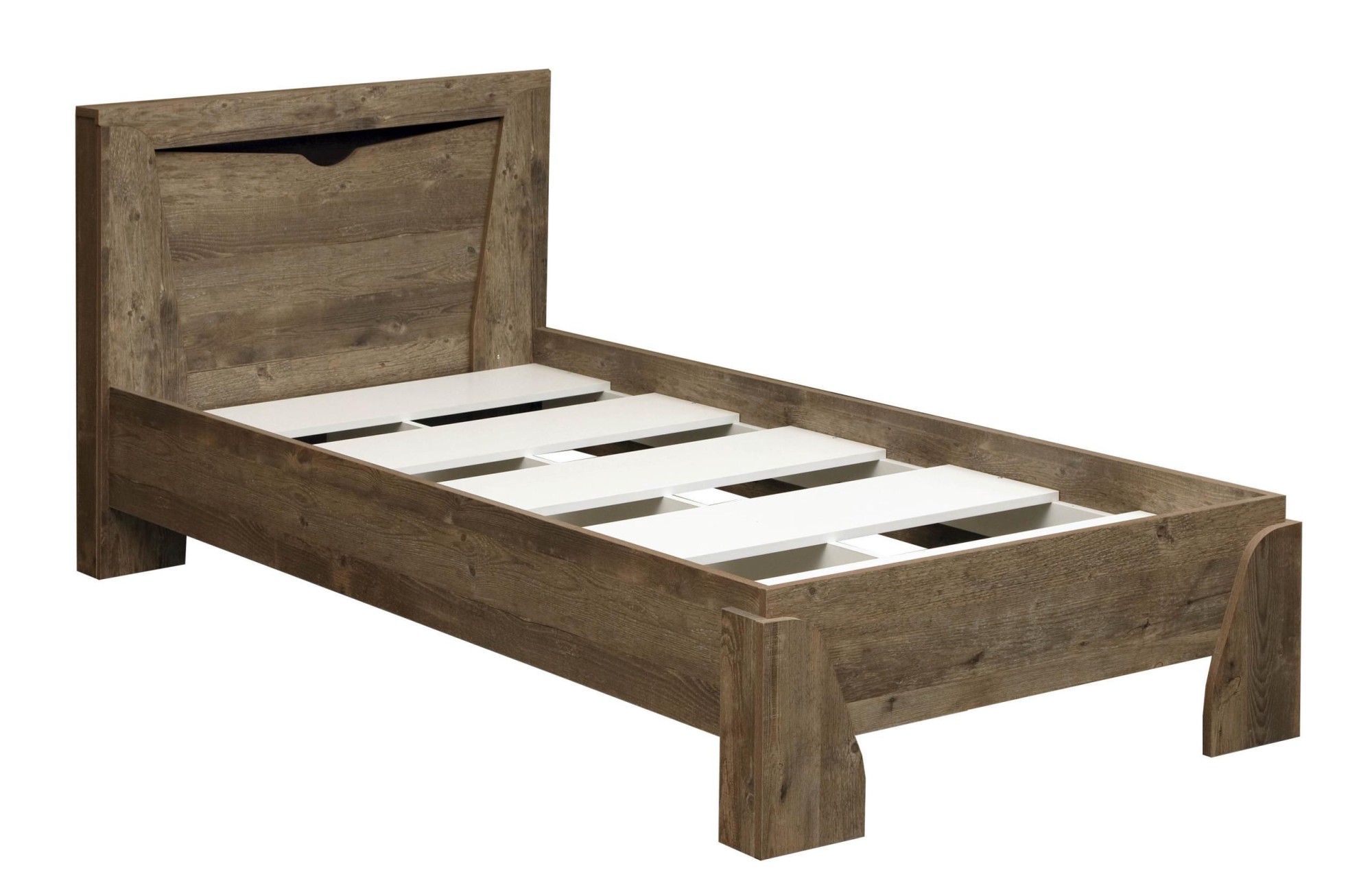 33,07 "Лючия" Кровать с настилом 900 (кейптаун/венге)