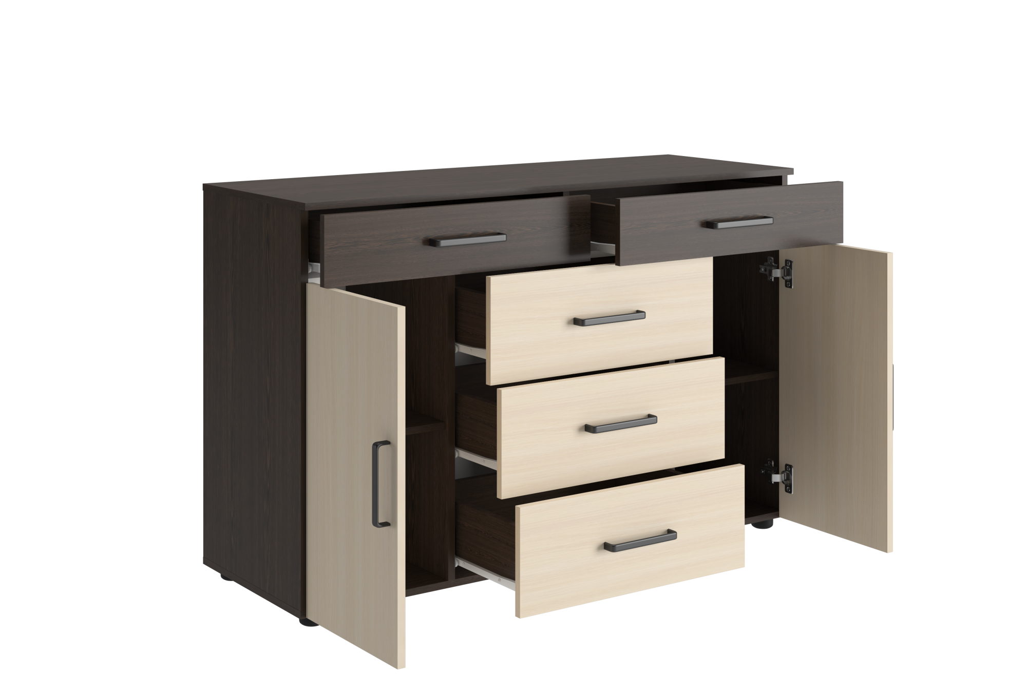 "Вега К03" Комод 5 ящиков  2 створки СНЯТО