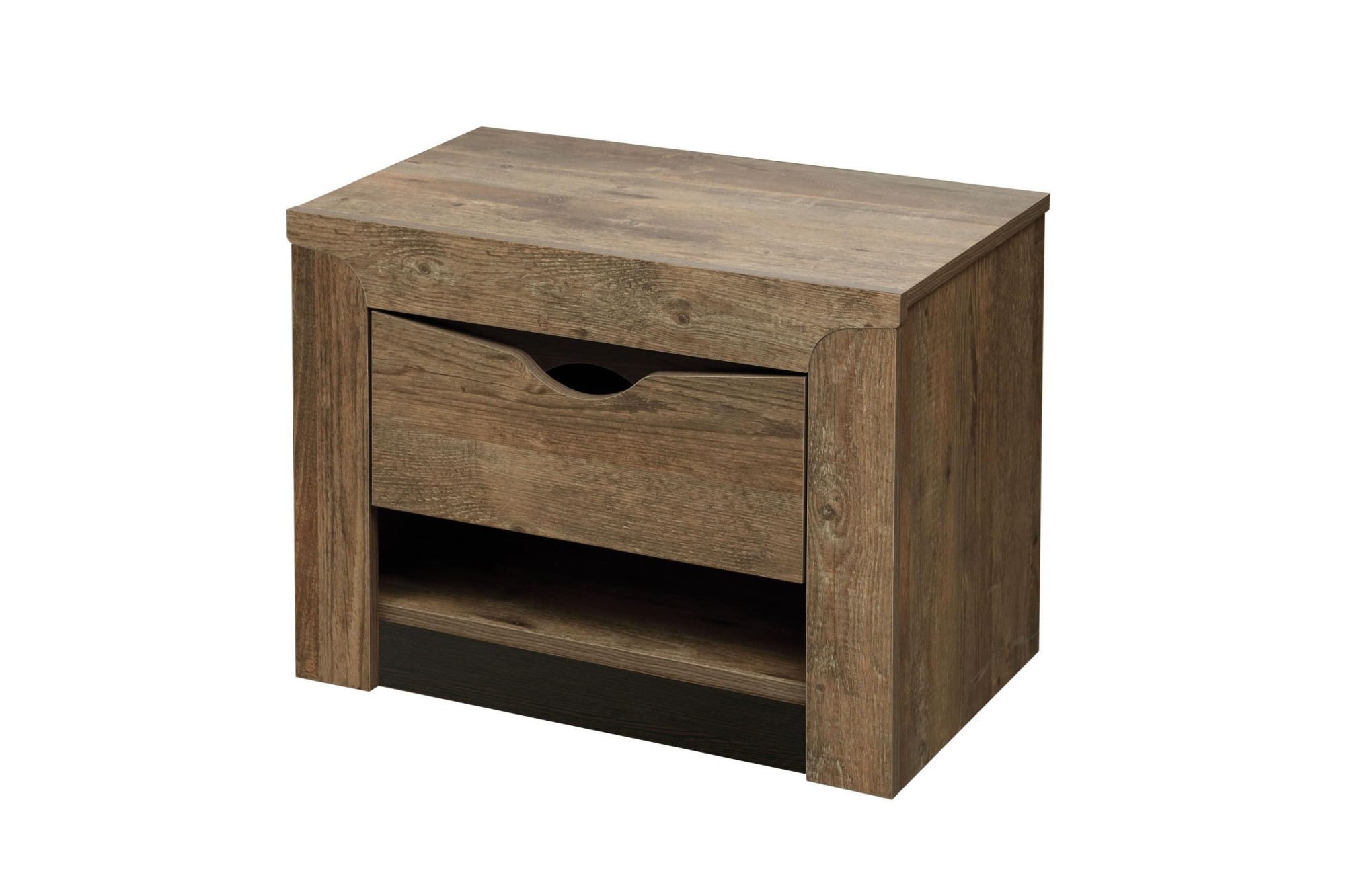 33,12 "Лючия" Тумба прикроватная (кейптаун/венге/белый)