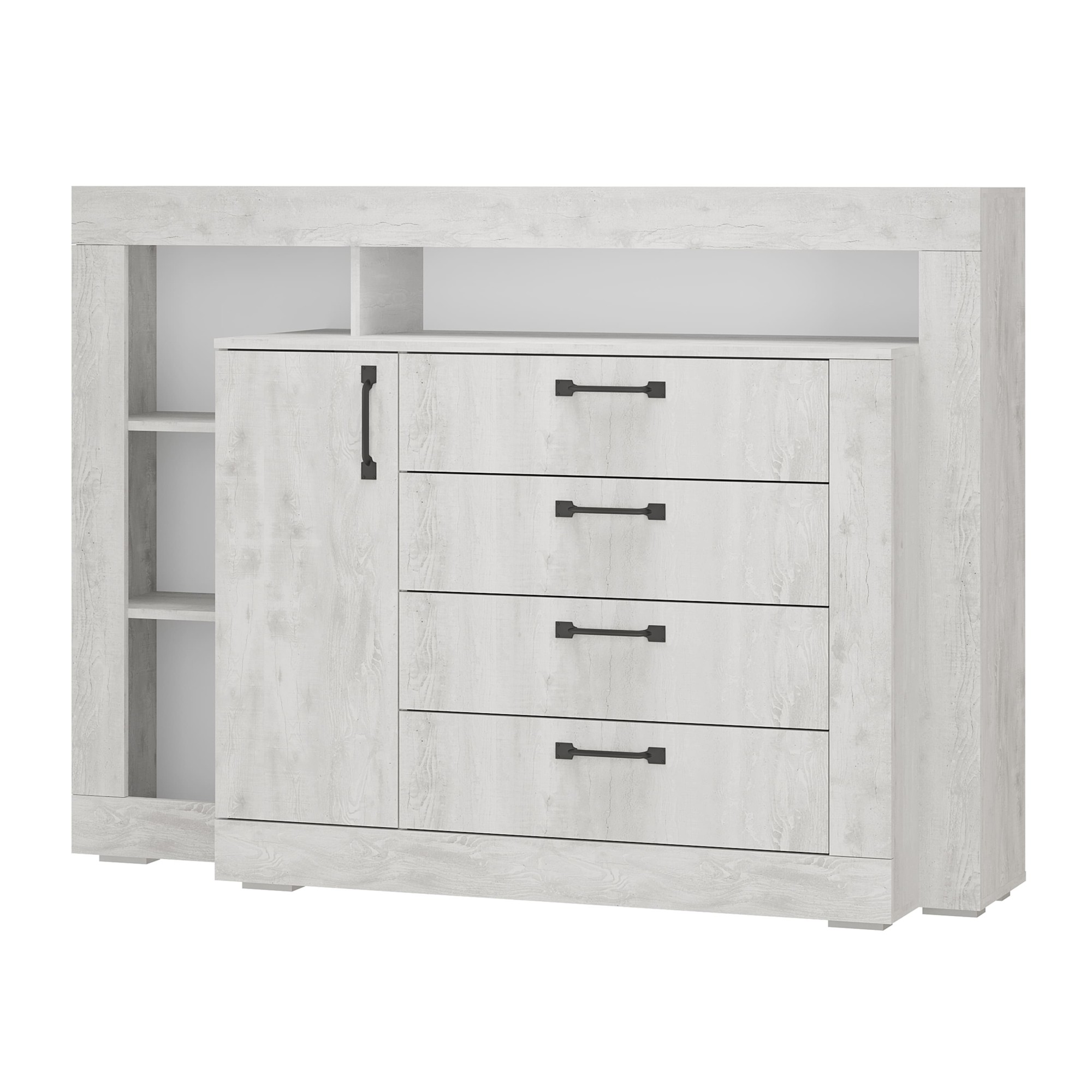 "Прима" Комод многофункциональный КМ-17 Бетон