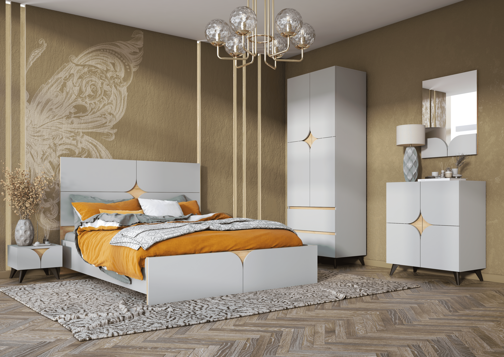 "Селена" Кровать КР-002 с ортопедом (см.1,60х2,0)